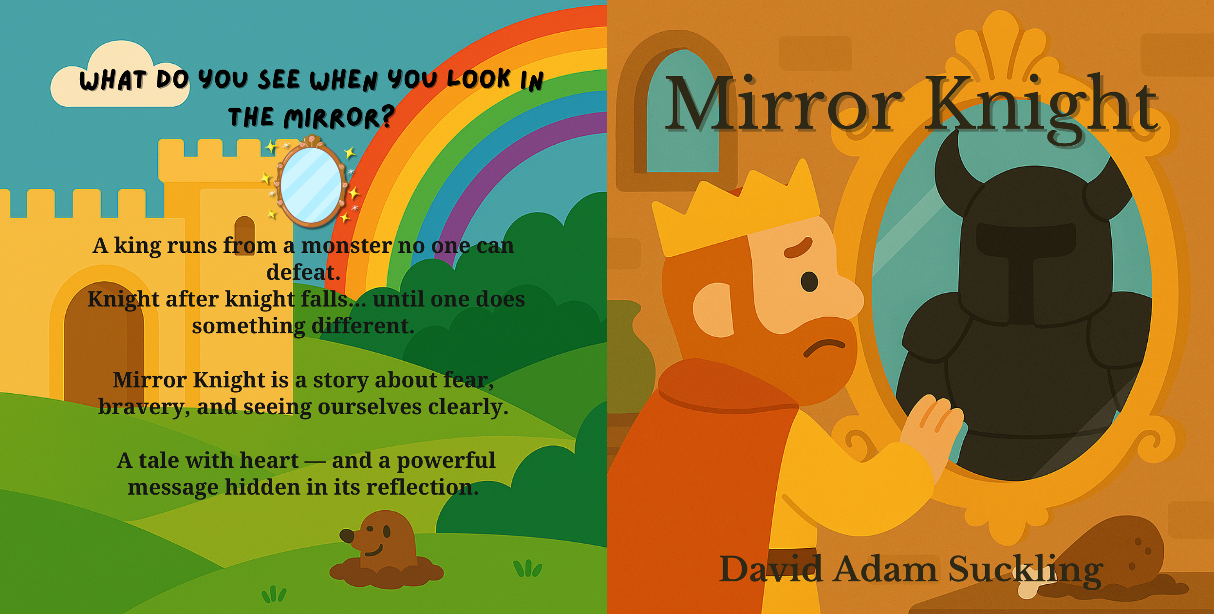 Full Mirror Knight book cover spread